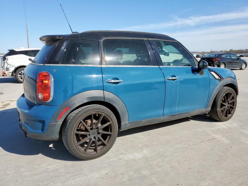 Vin: wmwzc3c5xcwm27675, lot: 49676205, mini cooper s countryman 20123