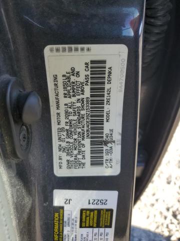 2009 TOYOTA COROLLA BA #3290156199