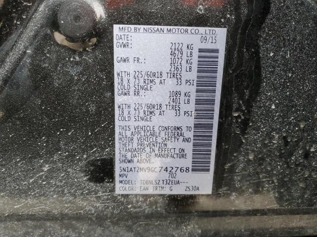2016 NISSAN ROGUE S - 5N1AT2MV9GC742768