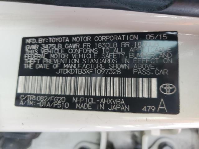 2015 TOYOTA PRIUS C JTDKDTB3XF1097328