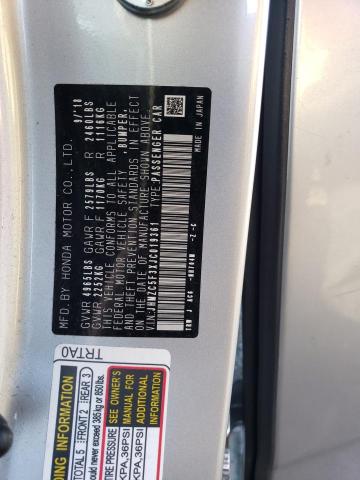2018 HONDA CLARITY TO - JHMZC5F3XJC019361