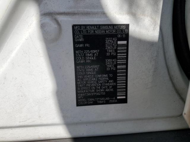 2015 NISSAN ROGUE S - KNMAT2MV1FP582753