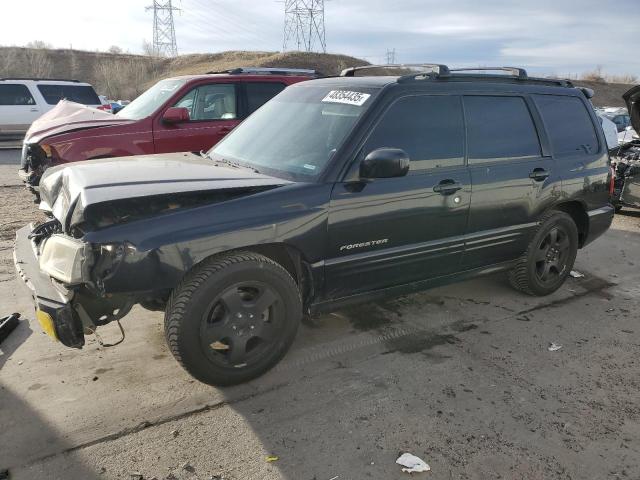 SUBARU FORESTER S 2001 black  gas JF1SF65661H715686 photo #1