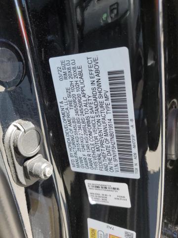 2022 HONDA PILOT SE 5FNYF5H27NB019514