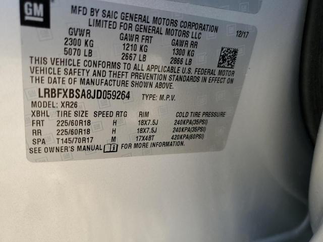 2018 BUICK ENVISION P - LRBFXBSA8JD059264