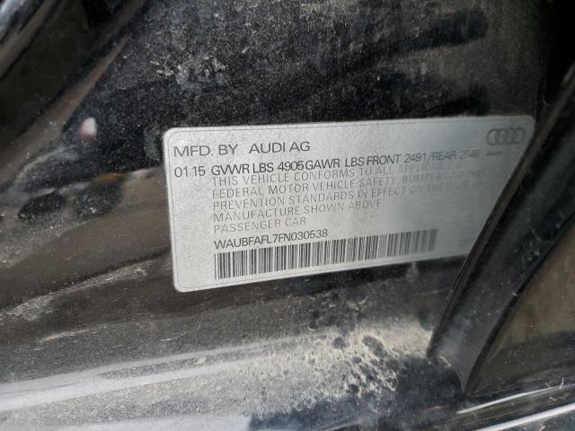 2015 AUDI A4 PREMIUM - WAUBFAFL7FN030538
