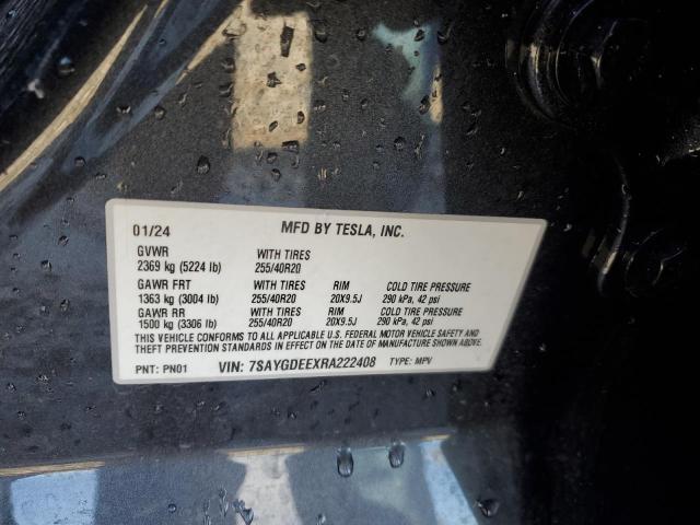 2024 TESLA MODEL Y - 7SAYGDEEXRA222408