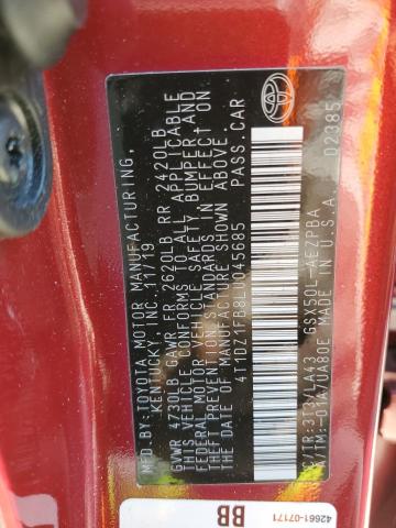 2020 TOYOTA AVALON LIM 4T1DZ1FB8LU045685