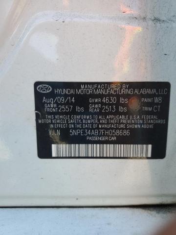 2015 HYUNDAI SONATA SPO - 5NPE34AB7FH058686