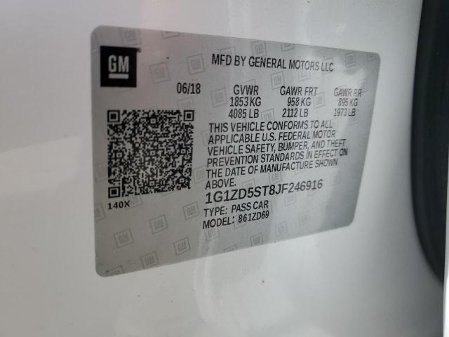 2018 CHEVROLET MALIBU LT - 1G1ZD5ST8JF246916