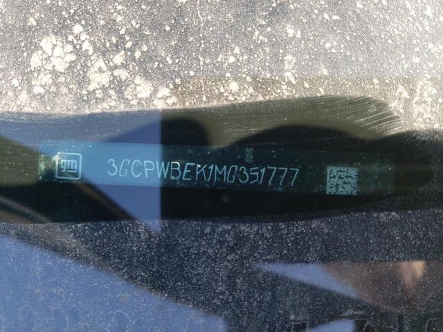 2021 CHEVROLET SILVERADO - 3GCPWBEK1MG351777