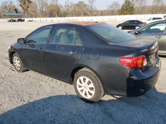 TOYOTA COROLLA BA 2009 black  gas 1NXBU40E59Z094443 photo #3