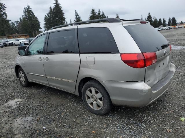 TOYOTA SIENNA CE 2004 silver  gas 5TDZA23C04S106344 photo #3