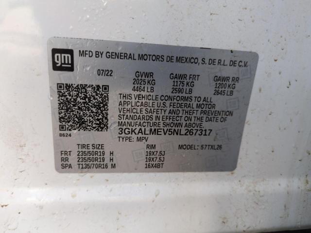 2022 GMC TERRAIN SL - 3GKALMEV5NL267317