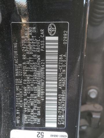 2018 TOYOTA CAMRY L - 4T1B11HK7JU076421