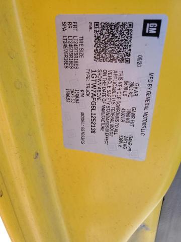 2020 GMC SAVANA G25 1GTW7AFG6L1252138