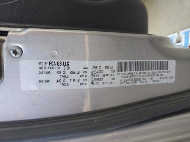 2018 DODGE GRAND CARA - 2C4RDGBG9JR220789