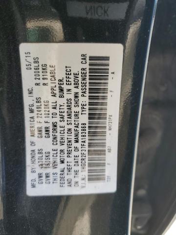 2015 HONDA ACCORD LX - 1HGCR2F37FA183868
