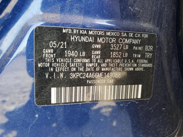 2021 HYUNDAI ACCENT SE - 3KPC24A66ME149088