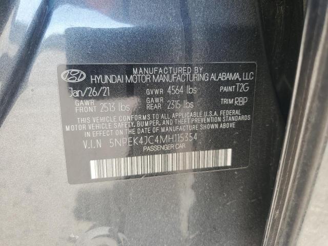 2021 HYUNDAI SONATA N LINE 5NPEK4JC4MH115354