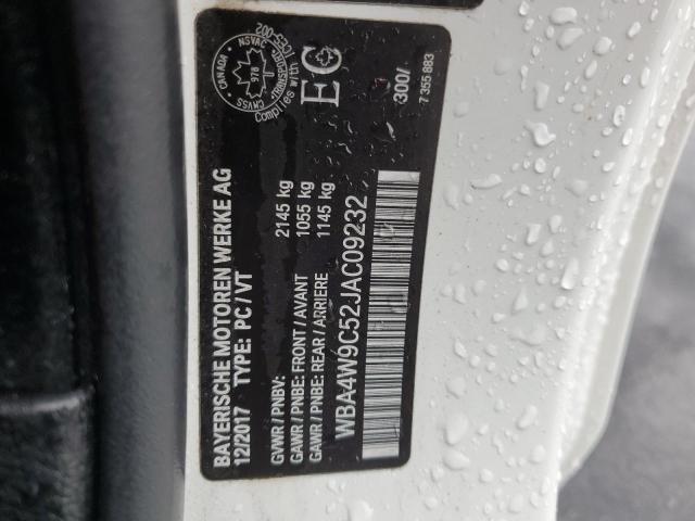 2018 BMW 440XI WBA4W9C52JAC09232