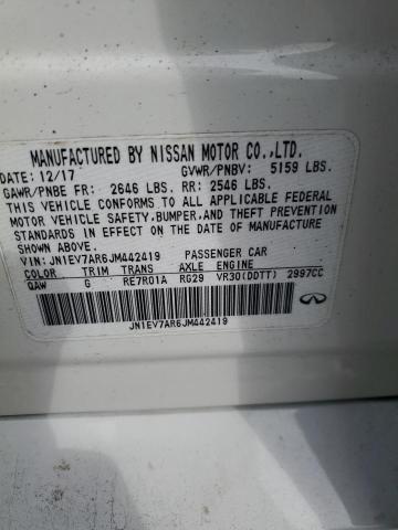 2018 INFINITI Q50 LUXE - JN1EV7AR6JM442419