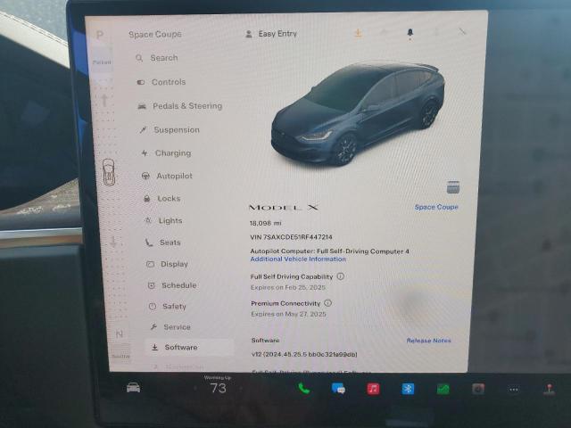 2024 TESLA MODEL X 7SAXCDE51RF447214