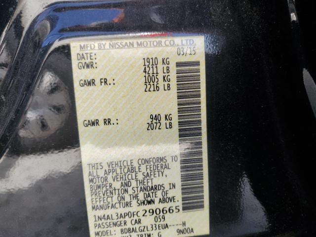 2015 NISSAN ALTIMA 2.5 - 1N4AL3AP0FC290665