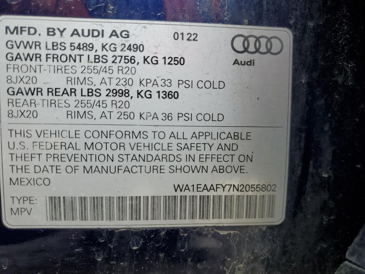 AUDI Q5 PREMIUM PLUS 45