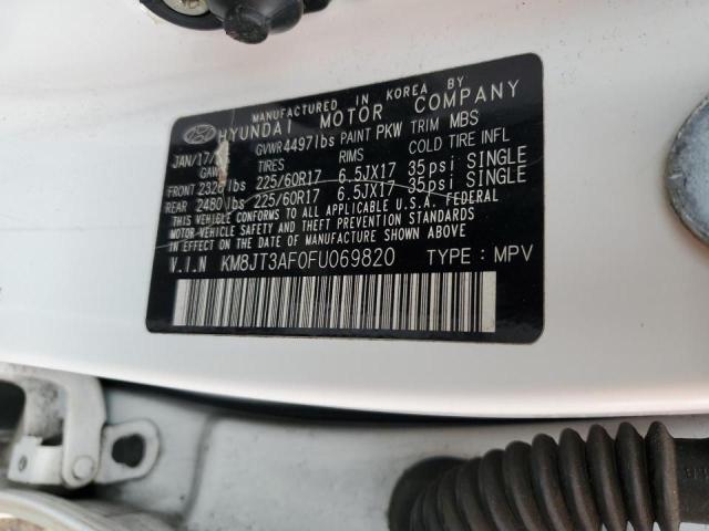 2015 HYUNDAI TUCSON GLS - KM8JT3AF0FU069820