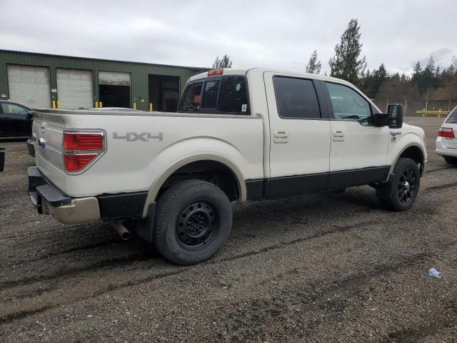 FORD F150 SUPER 2009 white crew pic flexible fuel 1FTPW14V89KC35465 photo #4