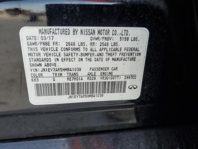 2017 INFINITI Q50 PREMIU JN1EV7AR5HM841039