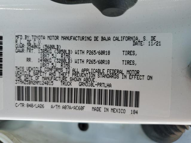 2022 TOYOTA TACOMA DOU - 3TMHZ5BN2NM124015