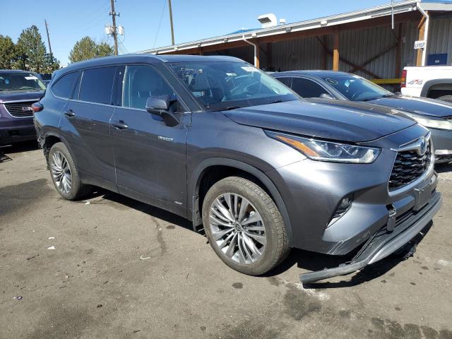 Vin: 5tdebrch6ms015210, lot: 48999655, toyota highlander hybrid platinum 20214