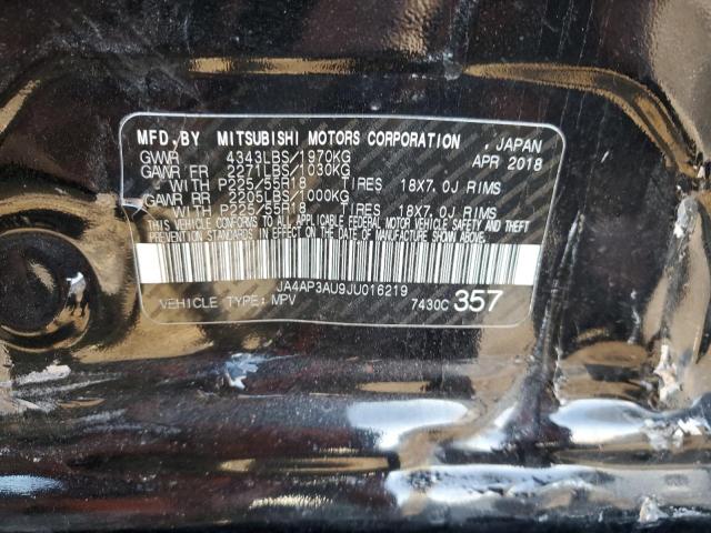 2018 MITSUBISHI OUTLANDER - JA4AP3AU9JU016219