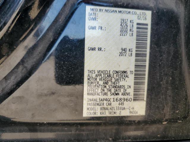 2016 NISSAN ALTIMA 2.5 - 1N4AL3AP4GC168960