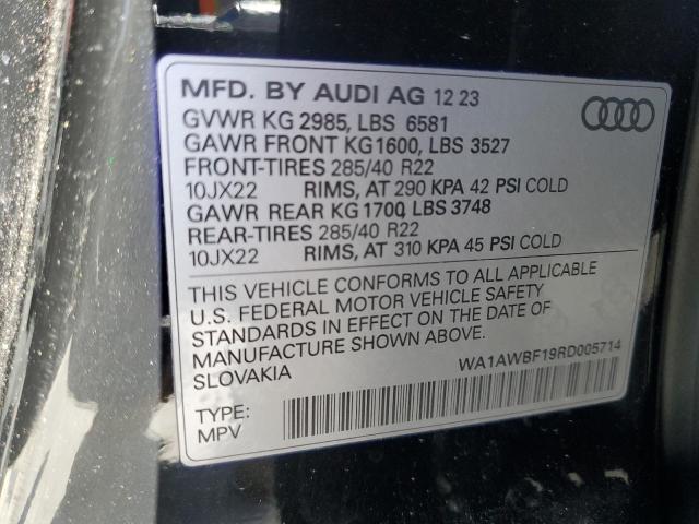 2024 AUDI SQ8 PREMIU WA1AWBF19RD005714