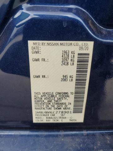 2020 NISSAN ALTIMA S - 1N4BL4BVXLC278901