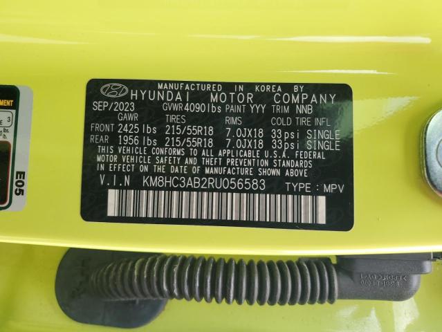 2024 HYUNDAI KONA SEL - KM8HC3AB2RU056583