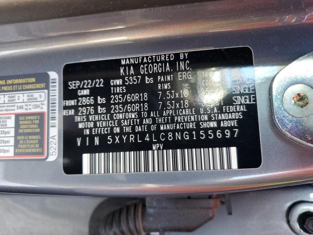 2022 KIA SORENTO S - 5XYRL4LC8NG155697