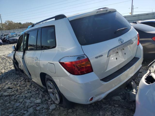 TOYOTA HIGHLANDER 2008 white 4dr spor gas JTEDS41A482028468 photo #3