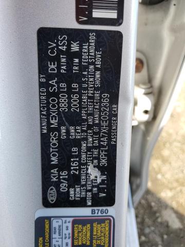 2017 KIA FORTE LX - 3KPFL4A7XHE052369