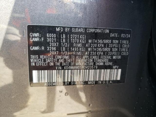 2024 SUBARU ASCENT TOU 4S4WMAWD5R3423579