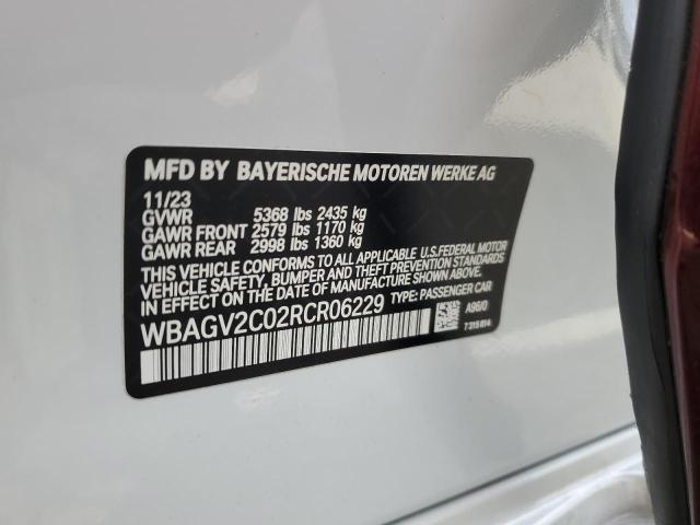 2024 BMW 840I - WBAGV2C02RCR06229
