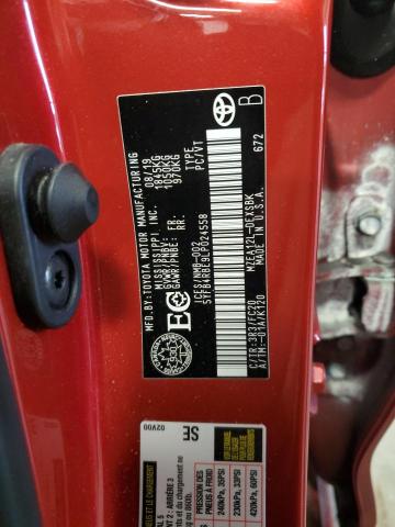 2020 TOYOTA COROLLA SE - 5YFB4RBE9LP024558