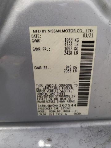 1N4BL4BV0MN367544 2021 NISSAN ALTIMA