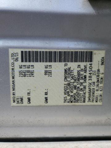 2016 NISSAN MAXIMA 3.5 - 1N4AA6AP7GC384504