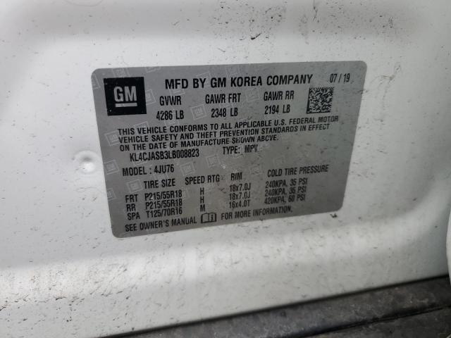 2020 BUICK ENCORE PRE - KL4CJASB3LB008823