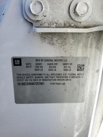 2017 CHEVROLET CRUZE LT - 1G1BE5SM4H7257861