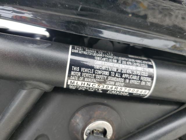 2024 HONDA CMX300 - MLHNC5304R5700848